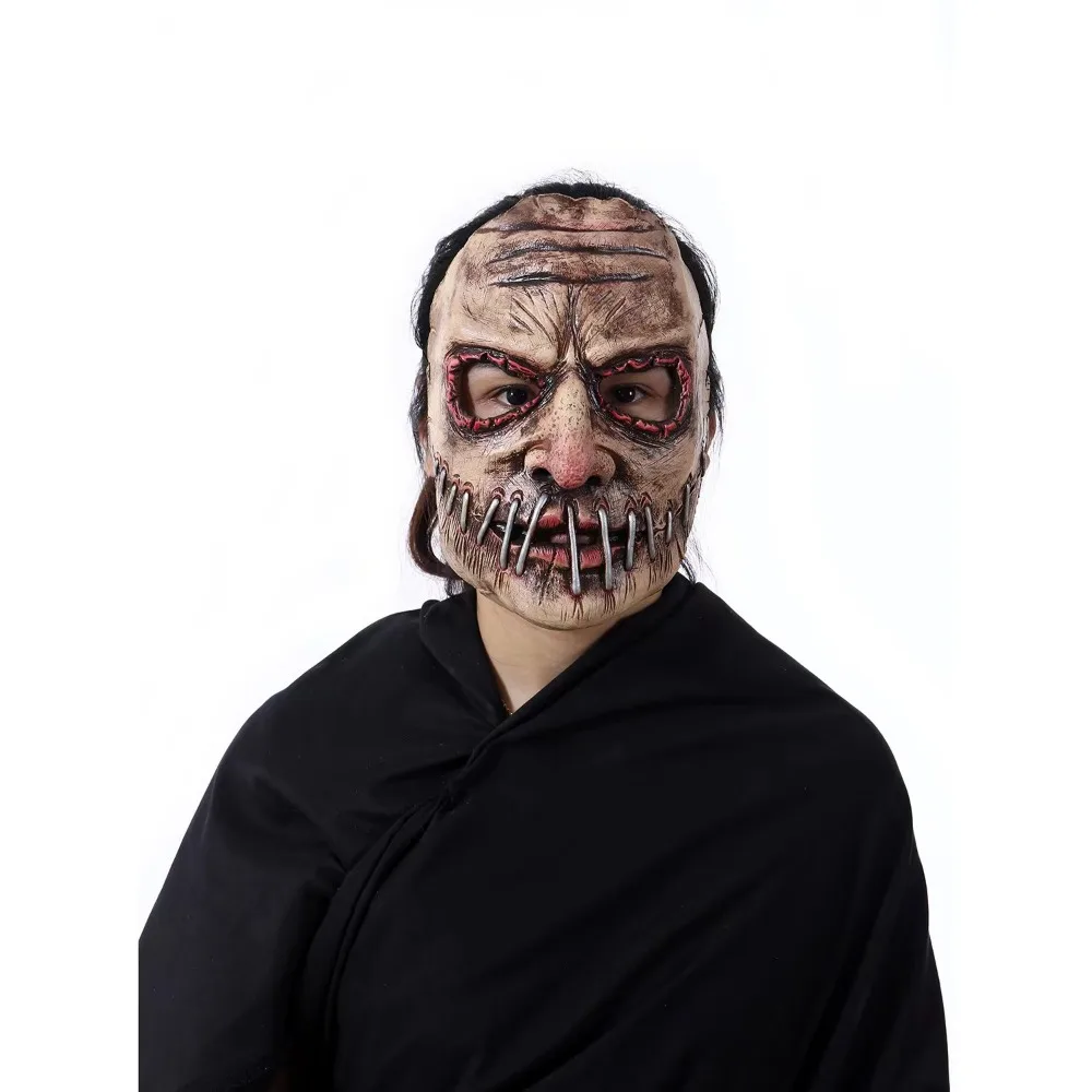 Halloween Party Latex Remark Soft And Comfortable Fun Creativity Weird Ghost Mask Hauntingly Realistic Ghost Mask Ghost Costume image 3