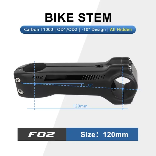 Fire Spider Full Carbon Stem 110mm od2 パーツ Fire Spider Full