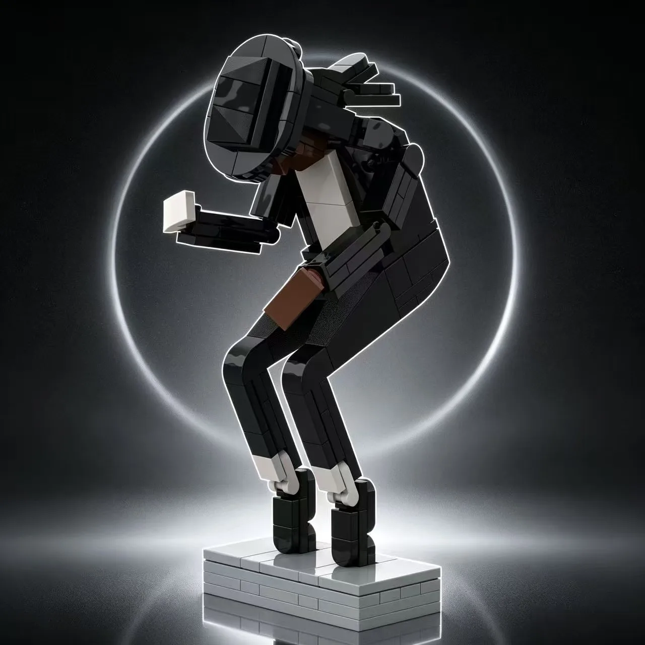 Michael Jackson Building Blocks - Square Head Dancer Singer Star Model Toy for Assembly - Complete Series Global Superstar