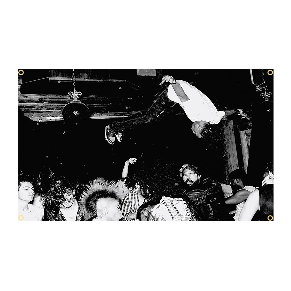 90x150cm Die Lit Music Plakat Flaga Baner Dekoracja Gobelin FLAGCORE
