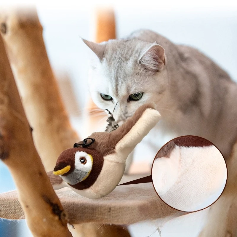 

Bite Toys Shaking Birds High Quality Plush Pet Toys - Cute and Charming Dog and Cat Plush Toys To Increase Pet Interaction