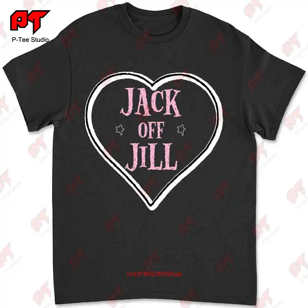 Jack Off Jill Band Heart T-shirt UGS3