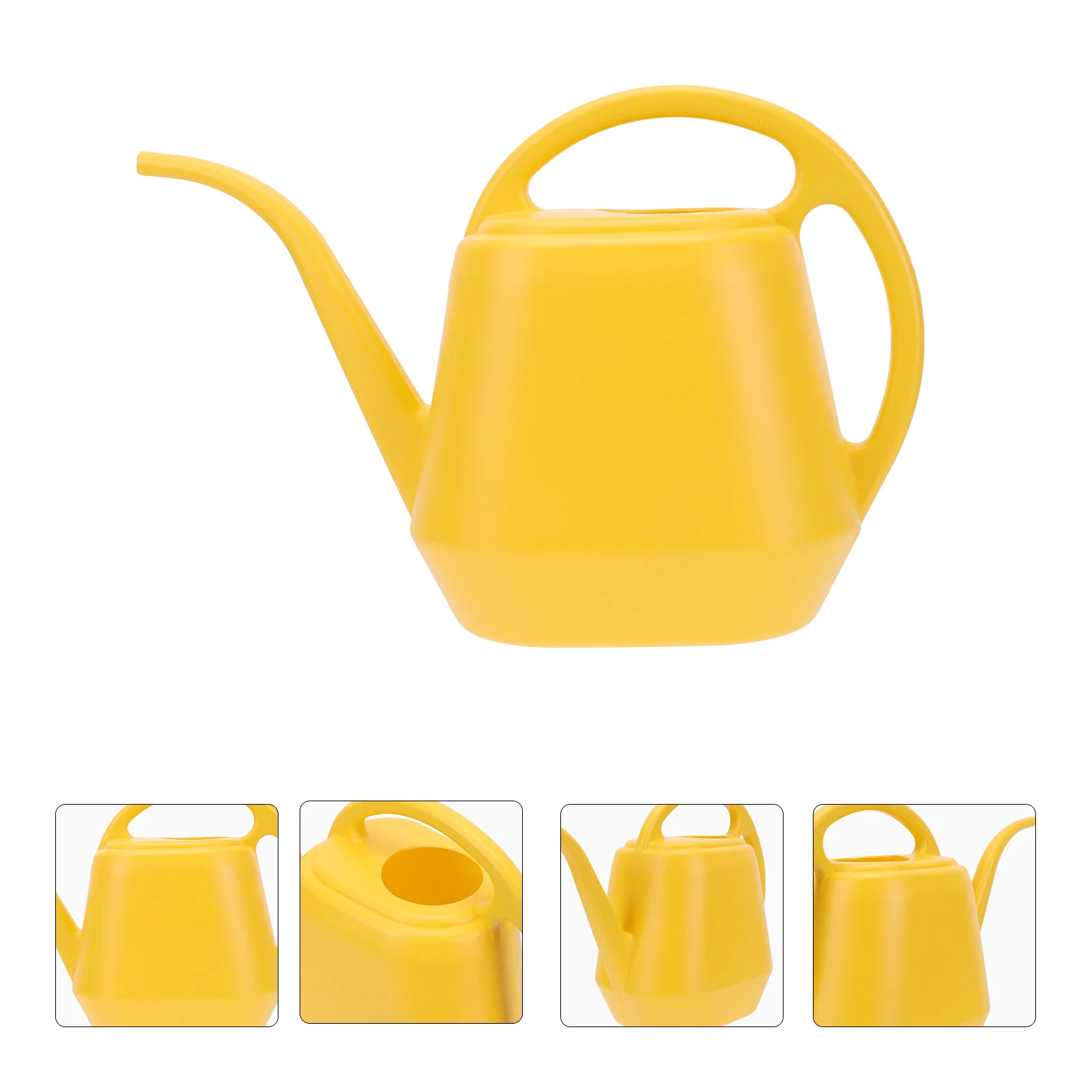 Plants Long Spout Watering Can Flower Kettle Sprinkle Bonsai Yellow Plastic Sprinkler