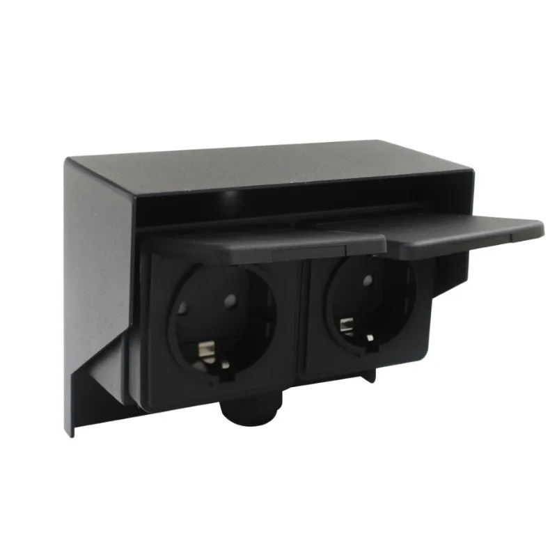 1PCS Garden Socket Column for Garden Yards Outdoor Power Outlet Post IP44 Waterproof Electrical Outlet Post Stainless Steel