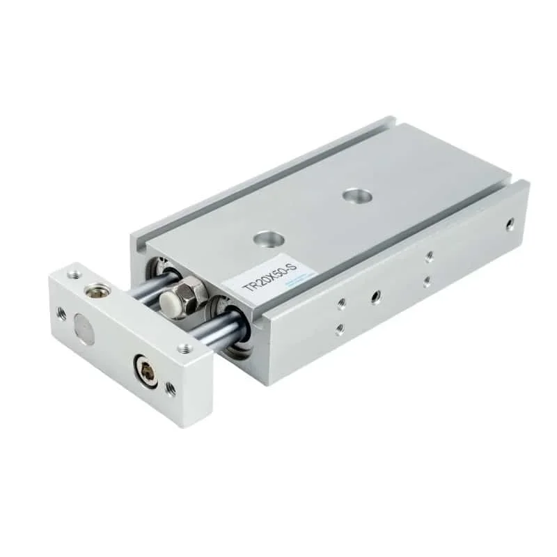 TR Cylinder Pneumatic Cylinder Double Twin-Rod  10 16 20 25 32mm Aluminum Alloy Stroke 30 40 50 60 80 100mm