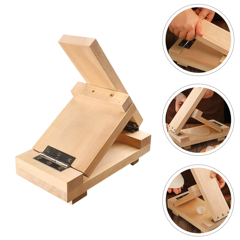 

1 шт. деревянная форма для прессования теста, кухонный инструмент для изготовления пельменей, бытовой пресс для оберток, печенья, кукурузного торта, легко чистится, безопасный