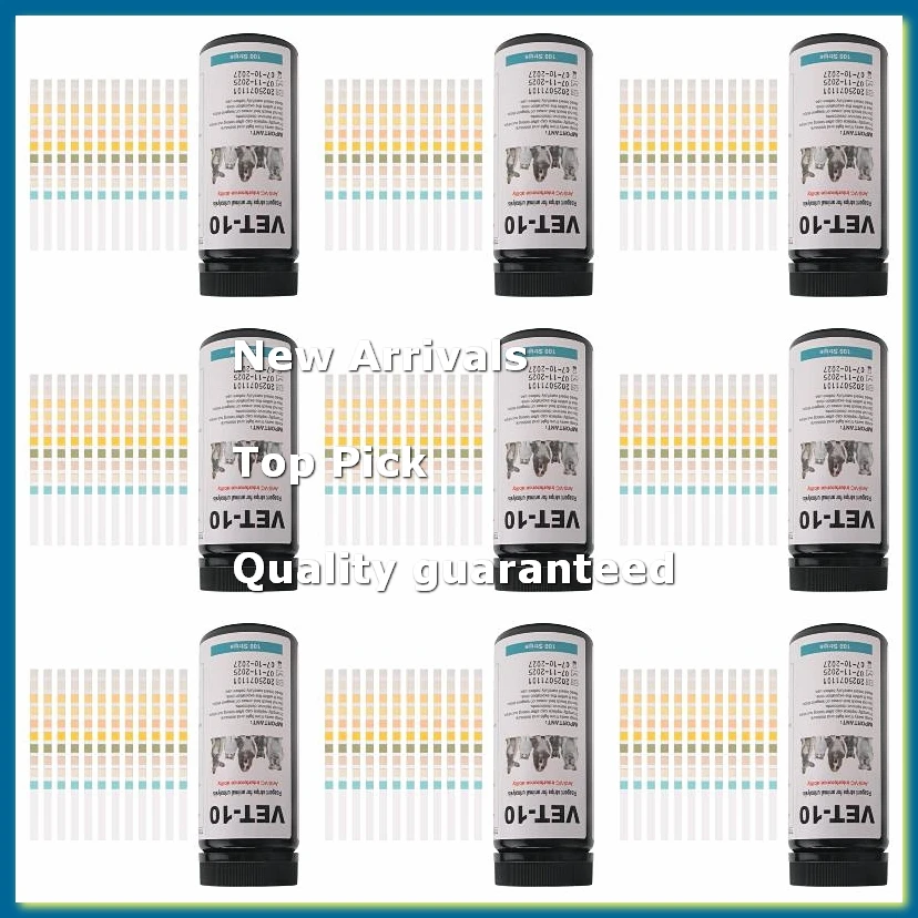 6Pack X(Pet Urine Testing Strips 100 Urinalysis Parameter Tests for Dogs Cats Vets Accurate Testing