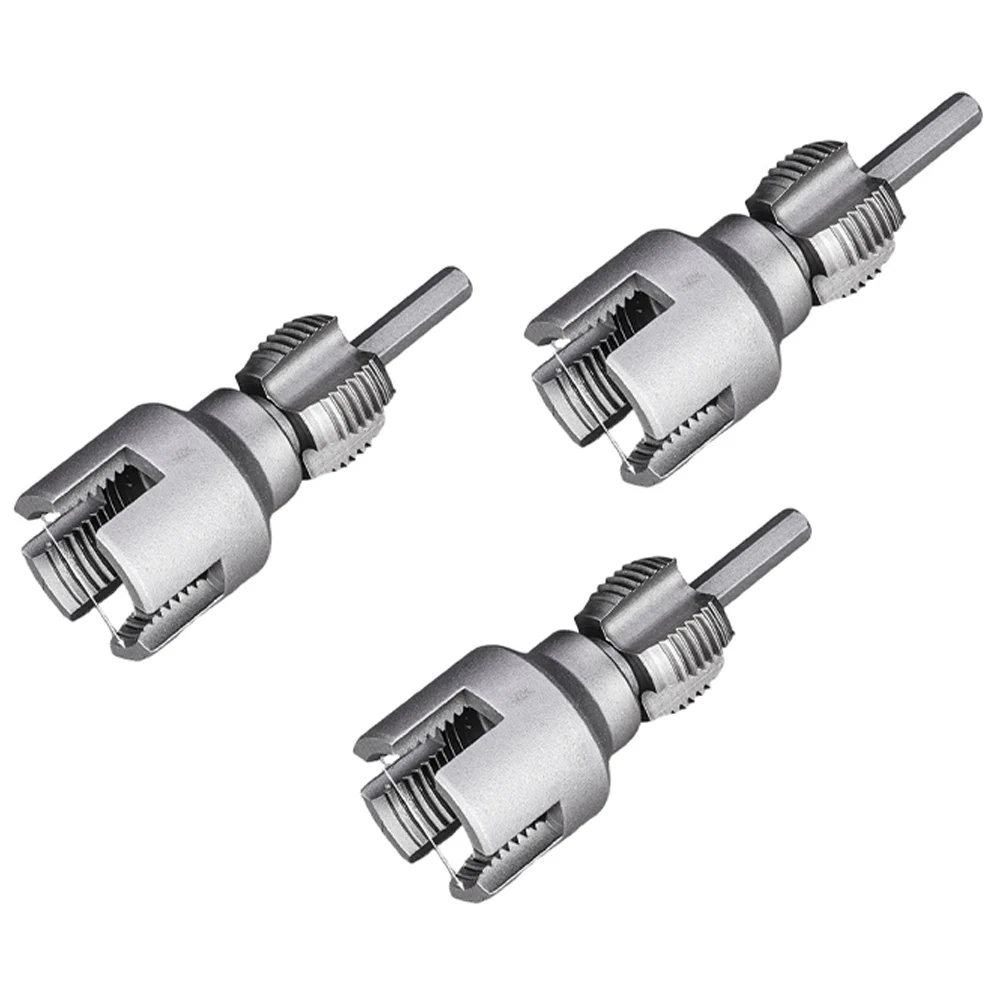 

3/4 шт. электрический встроенный внутренний наружный резьбонарез для 4-точечных 6-точечных труб, сантехнических проектов «сделай сам», инструмент для нарезки резьбы для труб