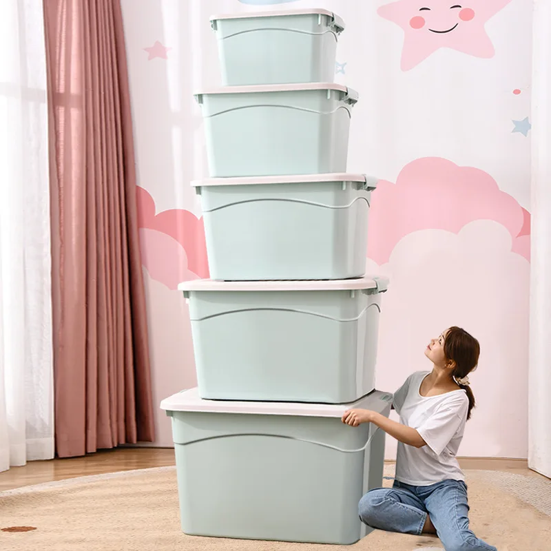 Extra Large Plastic Storage Box Clothes Storage Box Household Storage Box Large Capacity Extra Large Box Storage Box