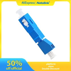Natalink SC/UPC Male to LC/UPC Female Fiber Optic Connector FTTH Singlemode Adapter for Visual Fault Locator Optical Power Meter
