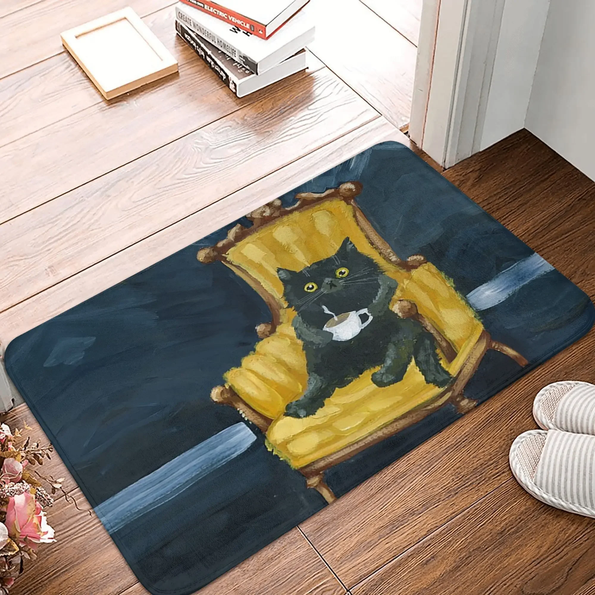 Mondays Non-slip Doormat Floor Mat Cushion Carpet Rug for Kitchen Entrance Home Balcony Footpad Mats