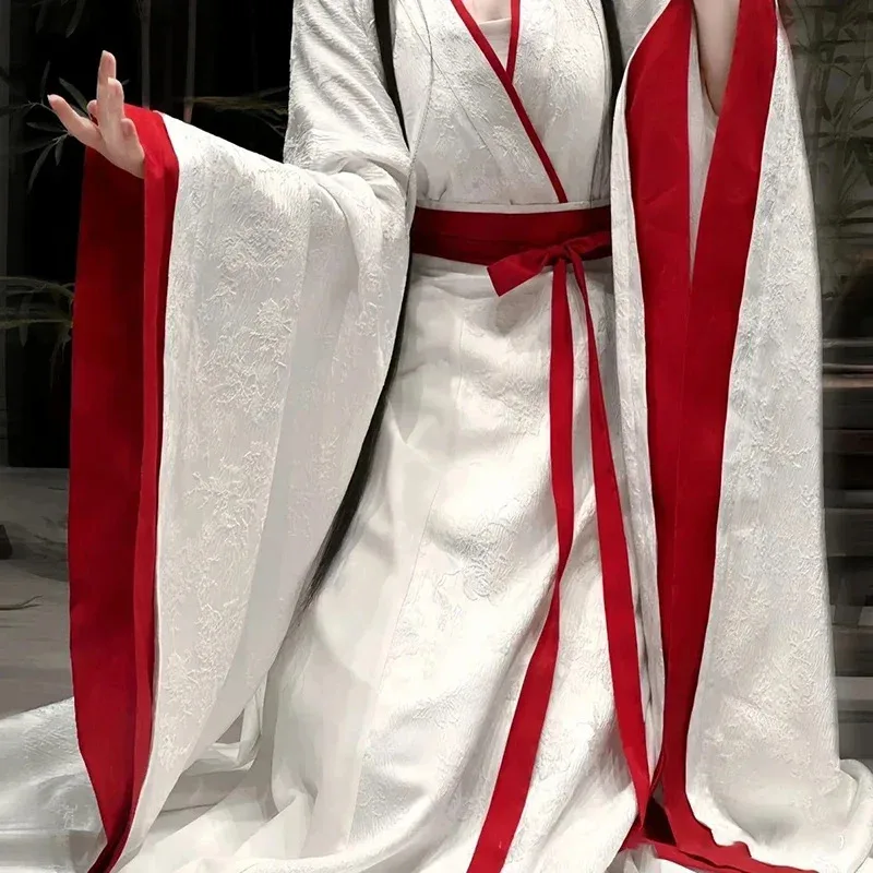 

Cy2025 Новый заказ в цветочном комнате Hanfu Женская одежда в стиле Wei Jin Антикварные военные штаны Прямой халат y12