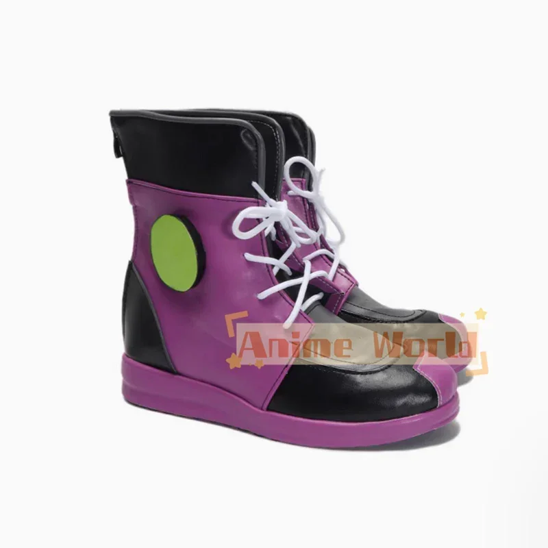 Hololive Virtual YouTuber Murasaki Shion Seventh Costume Cosplay Shoes Halloween Carnival Boots Custom Made