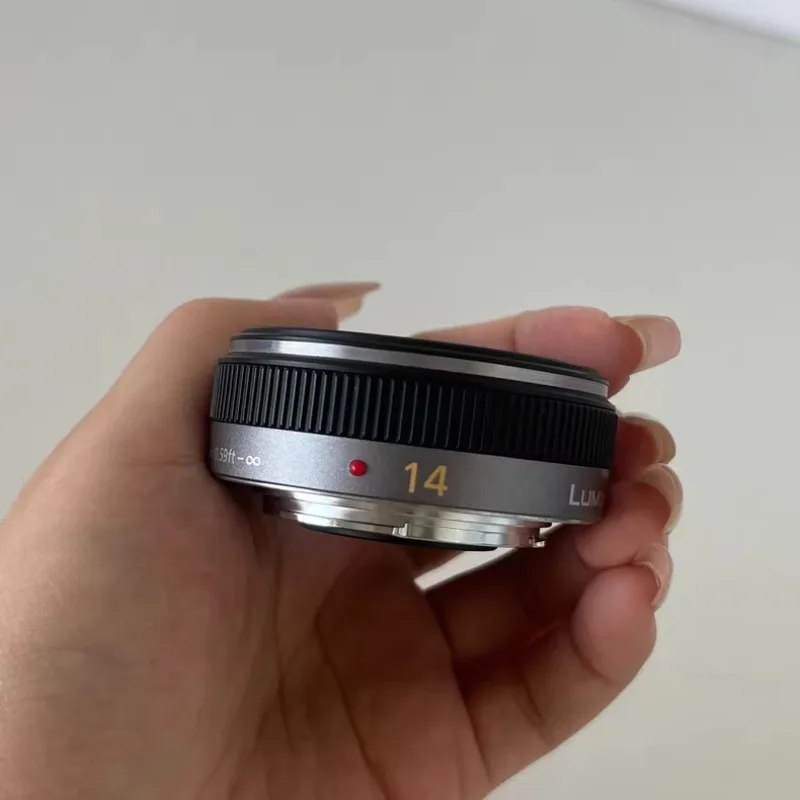 95%New Genuine G 14mm F/2.5 ASPH Lens for Micro 4/3 MFT For Panasonic GF6 GF5 GF8 GF7 GM1 GH4 GH5 GX85 GF9