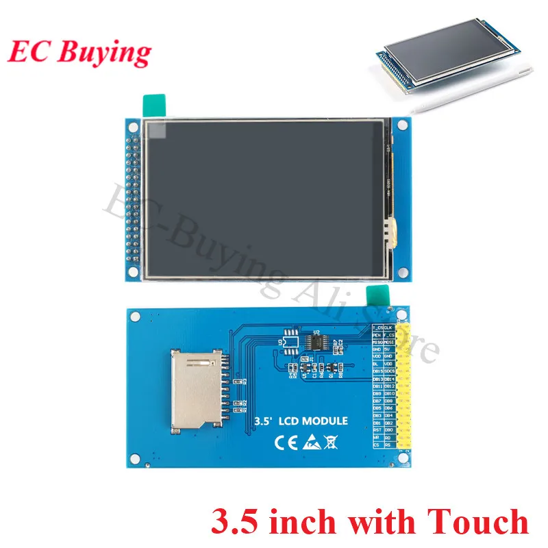 2.8/3.5 Inch TFT Touch LCD Color Screen Display Module Drive ILI9341 ILI9486 Resolution 240*320 320*480 LED DIY Kit For Arduino