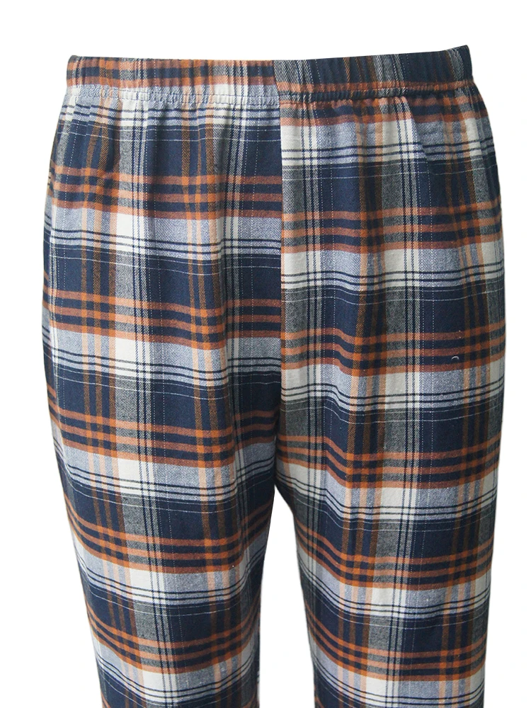 Home Lounge Pants Men\'s Plaid Pajama Pants Pants Elastic Waistband Loose Comfort Straight Pants Joggers Home Sweatpants