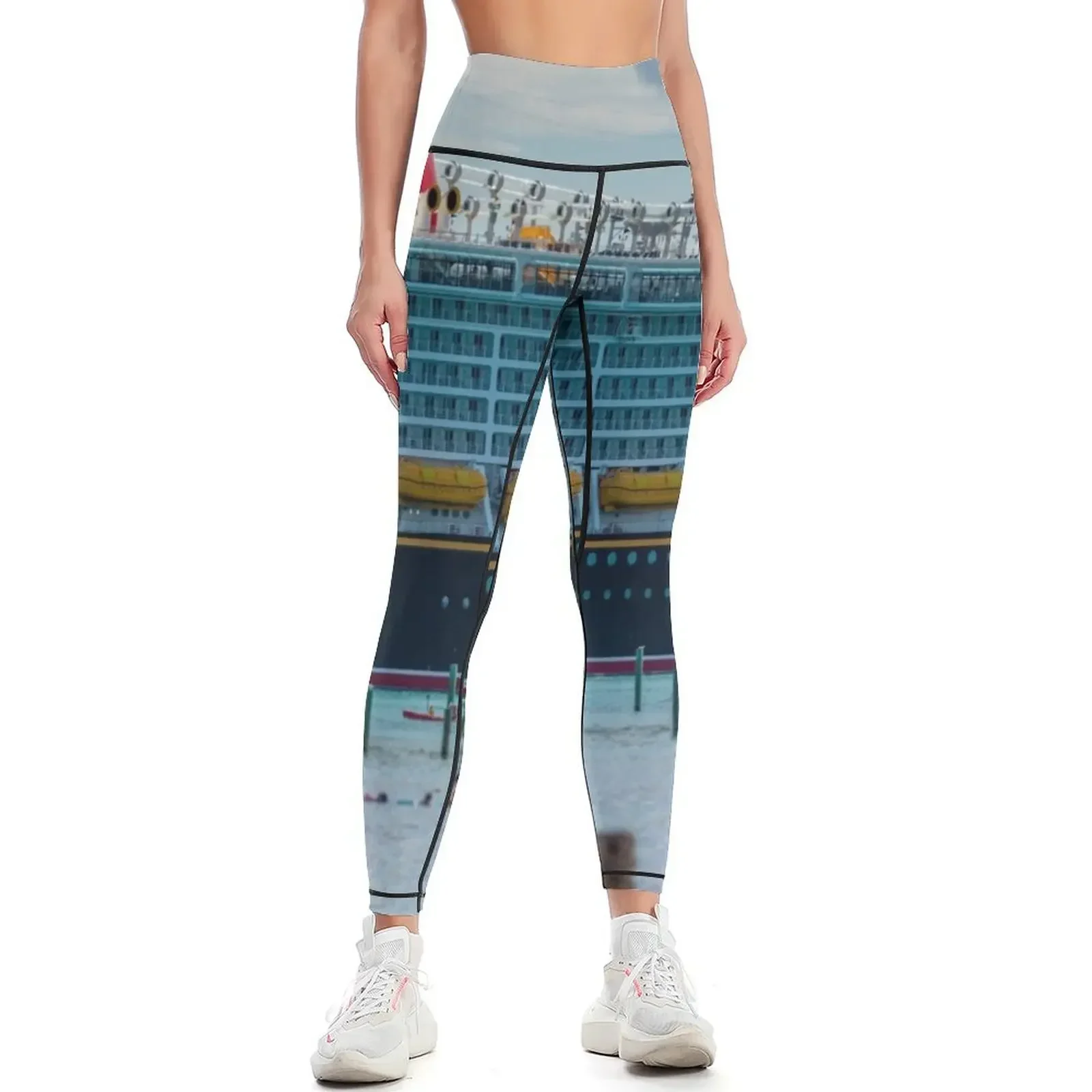 

Fantasy Docked at Castaway Cay Leggings Women's tights sport legging sportswear woman gym 2025 workout shorts Womens Leggings