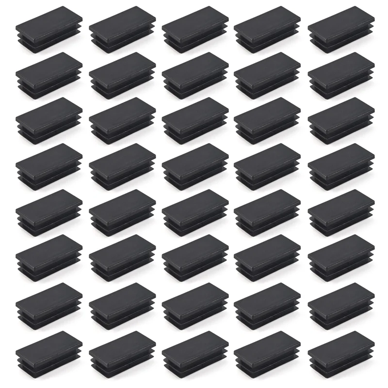 

Пластиковые заглушки, вставки для трубок 25 мм x 50 мм, 40 шт., черный-BAAX