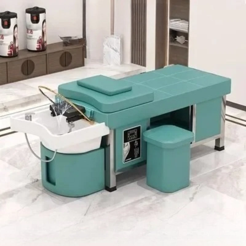 Thai Smart Water Cycle Estetica Barbiere Sedia da lavaggio Cosmetico Testa per capelli giapponese Spa Salone di bellezza Terapia dell'acqua Poltrona reclinabile Cadeira
