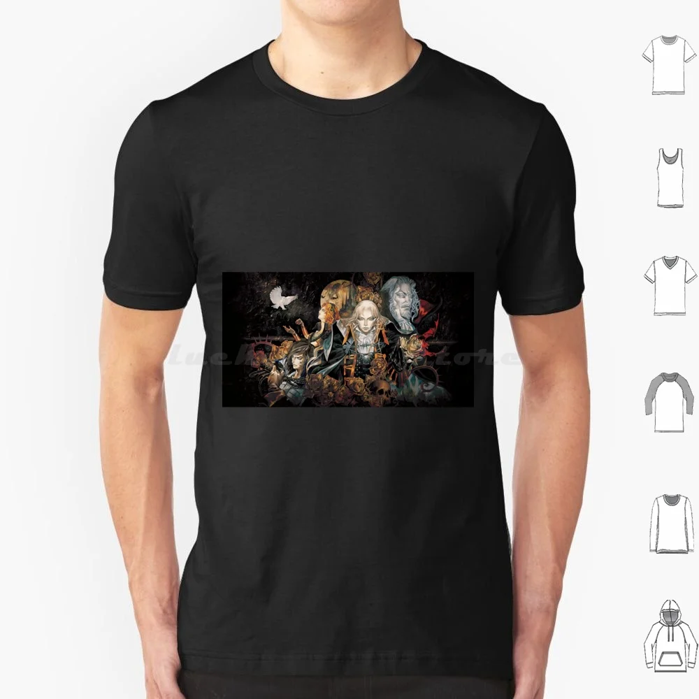 Symphony Of The Night / Castlevania T Shirt Cotton Men Women DIY Print Castlevania Symphony Of The Night 90s Aesthetic Alucard