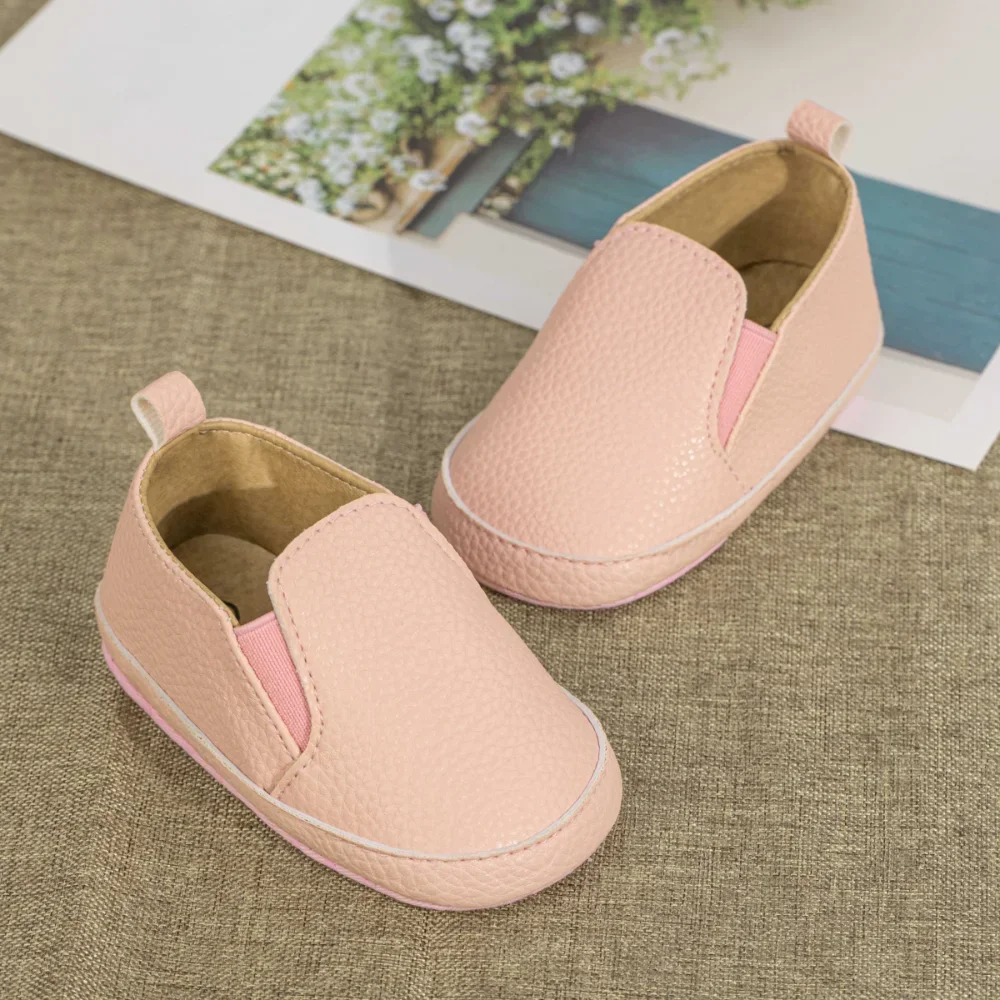 Newborn Baby Shallow Shoes Classic Boys and Girls Toddler Sneakers Fashion Soft Bottom Anti-slip Casual Non Drop Heel Shoes