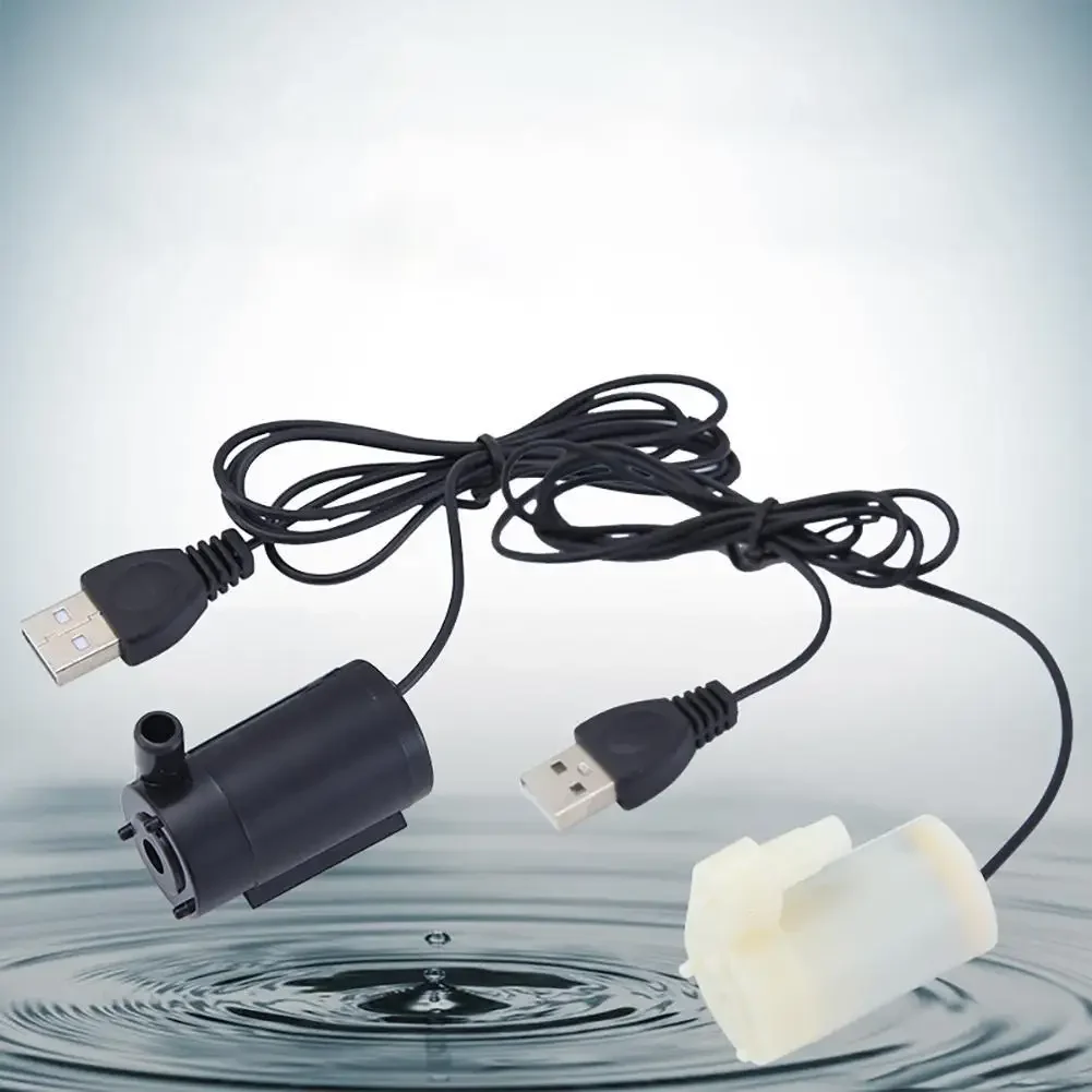 Mini bomba de agua Micro sumergible para acuarios, fuente de pecera hidropónica, 3V, 5V CC