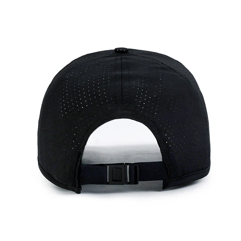 Nowa letnia czapka z daszkiem szybkoschnąca czapka Unisex oddychająca sportowo w czystym kolorze czapka typu Snapback czapka bejsbolówka kości