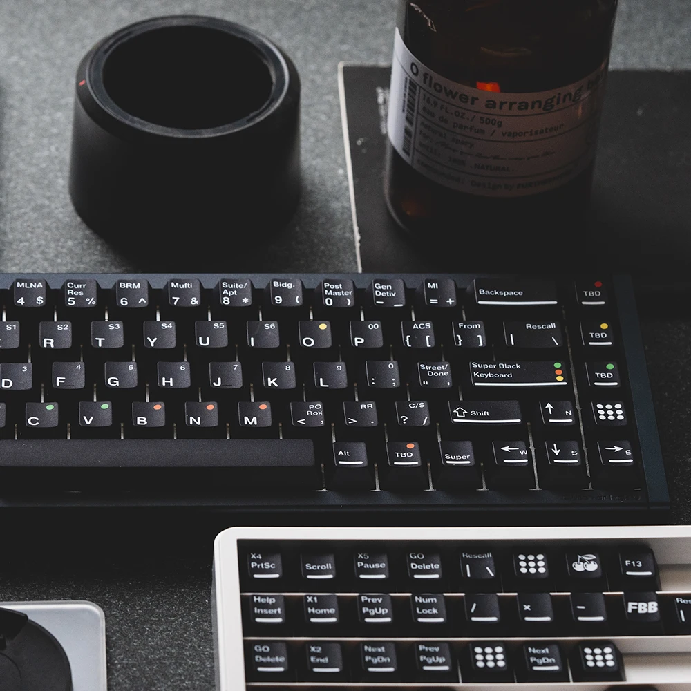 Keycap original SBK preto PBT sublimação designer 1.7mm teclado personalizado eixo magnético