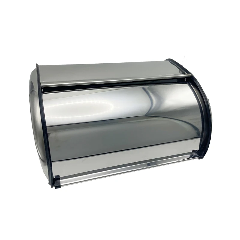 Colore originale, piccola scatola per il pane a forma di tamburo lucido