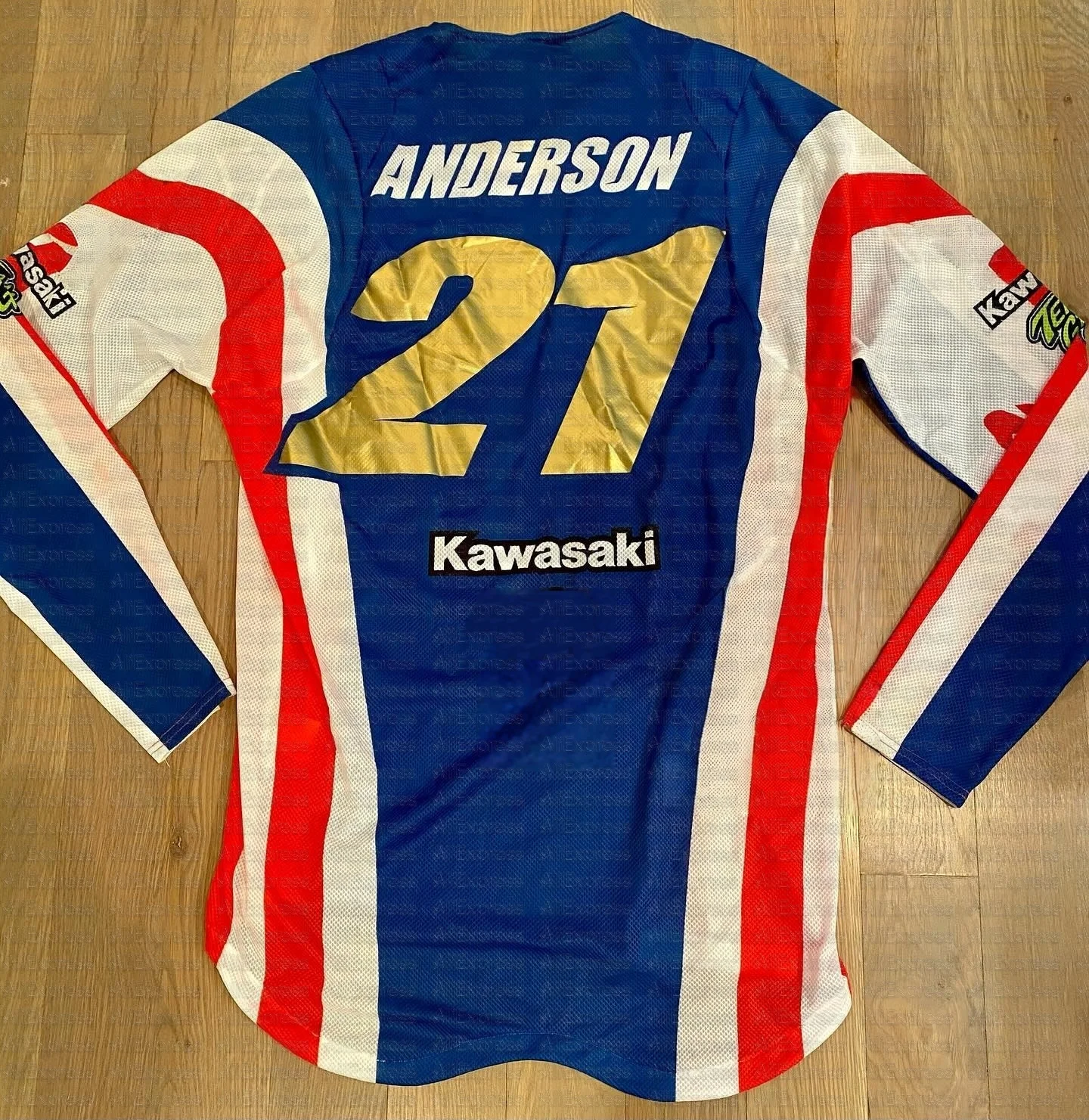 

Kawasaki для мотокросса, трикотажная футболка с длинными рукавами для взрослых, свободная летняя уличная классическая футболка для тренировок, мотоциклетная одежда