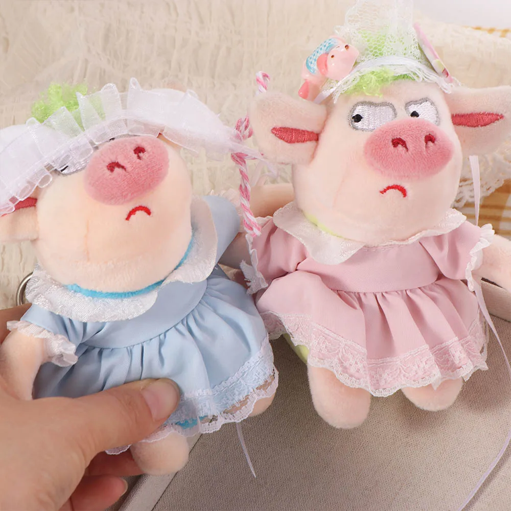 

Милое платье 10 см, хлопковая кукольная одежда, повязка на голову, одежда для куклы с кошачьими ушками, наряд, костюм, мультяшная собака, кукла, набор, 10 см, хлопковая кукла