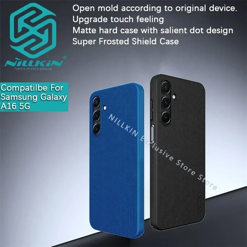 Чехол Nillkin для Samsung Galaxy A16 5G/A35/A13/A14/A23/A24/A34/A33 Super Frosted Shield, защитный чехол для экрана телефона, чехол Чехол Nillkin для Samsung Galaxy A16 5G/A35/A13/A14/A23/A24/A34/A33 Super Frosted Shield, защитный чехол для экрана телефона, чехол