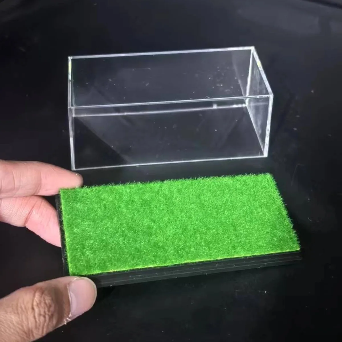 

Акриловая витрина 4,1 "x 1,8" для масштаба 1:64 1:87, модель автомобиля, коллекционный чехол для хранения фигурок, миниатюрное здание «сделай сам», диорама