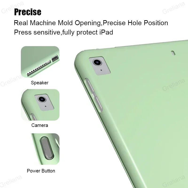 Caso IPad Pro 11, iPad Air Cover, 5th, 4th, 6th, 10.9, 9th, 10th, 7th, 8th geração casos, Mini 6, 3, 2, 1, 10.2, 9.7