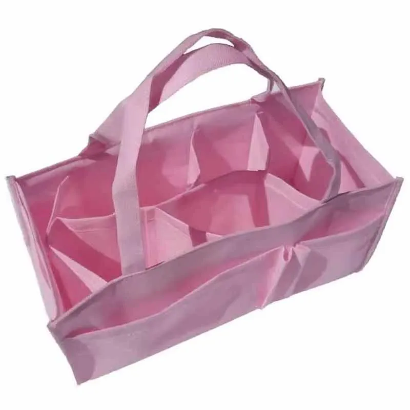 Portable Mummy Bag Large Capacity Baby Tote Diaper Organizer Nappy Maternity Handbag Bottle Storage Multi-Function Separate Bag