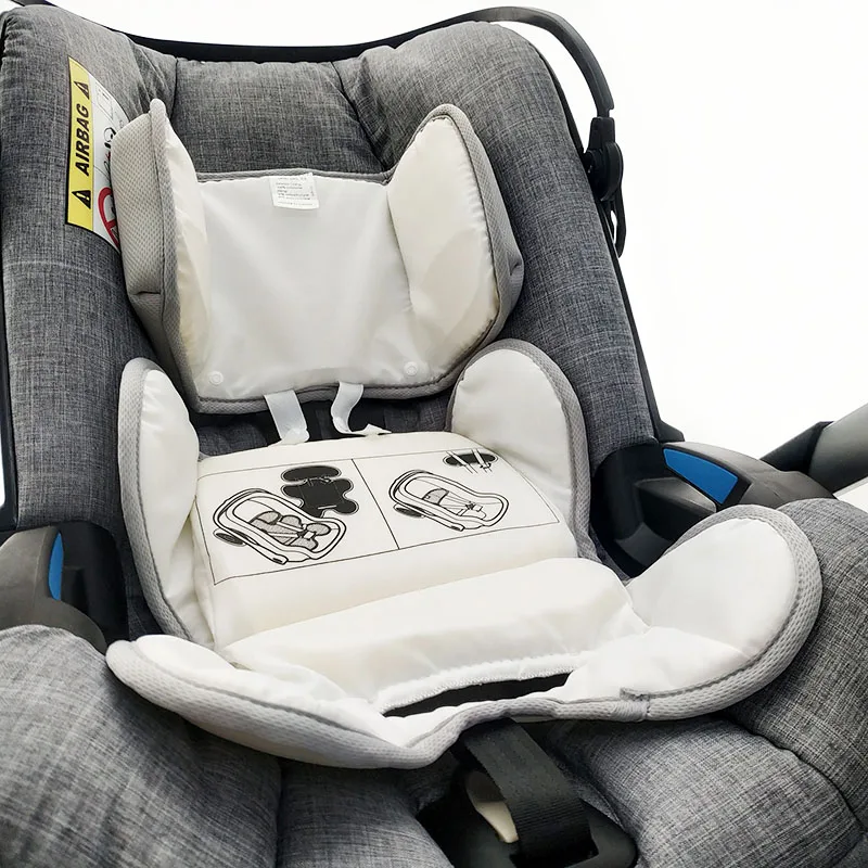 Baby Car Seat Cushion Baby Sleeping Basket Mat For 4 In 1 Pushchair Compatible Similar Baby Buggy Safety Car Seat PAD