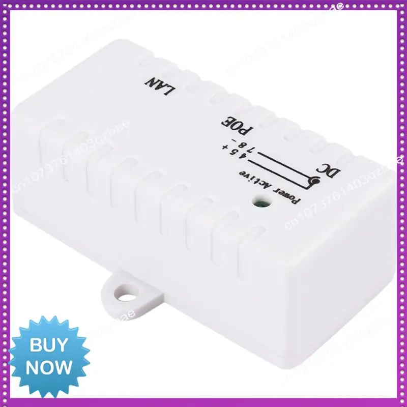 Hot Ltem Poe Splitter Poe Injector Rj45 DC 5,5 мм X 2,1 мм Вход Пассивный Poe Injector Разъем адаптера для IP-сети Ca