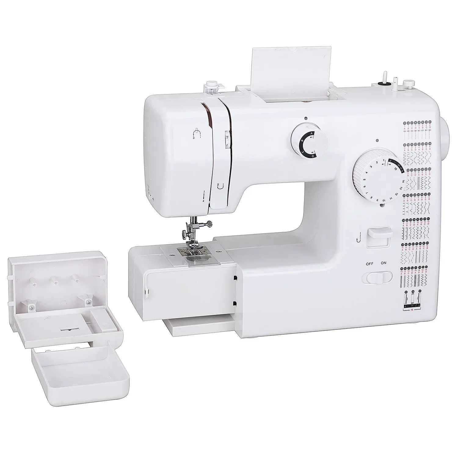 

705 Cross-border Selection Household Sewing Machine Edge Lock Buttonhole Eat Thick 59 Kinds of Stitches Household Sewing Machine