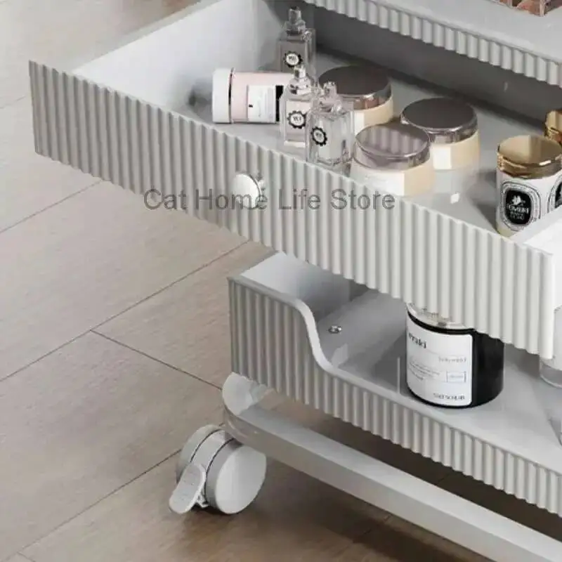 

Tray Mobile Salon Hairdressing Professional Beauty Cart Removable Storage Trolley Cosmetic Helper Trolly Furniture Rolling Tool