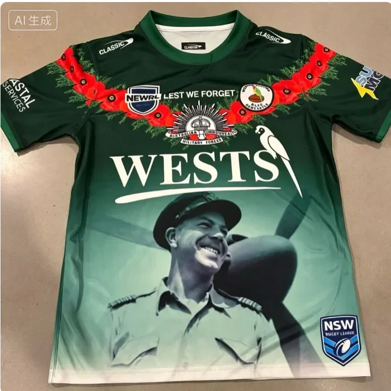 26-27 Lebanese Australian Legion Commemorative Jellsey 3D Printed Comfortable Breathable T-shirt Training Daily Family Clothing