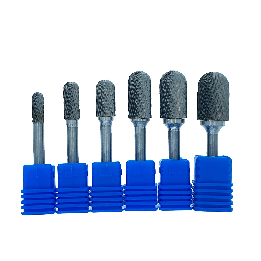 CX Type Head Tungsten Carbide Rotary File Tool Point Burr Grinder Abrasive Tools Drill Milling Carving Bit Tools for Metal Wood