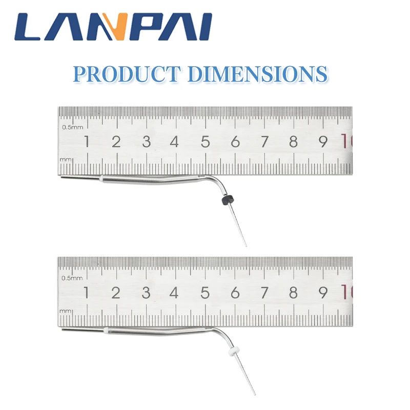 Ferramentas De Laboratório De Odontologia, Obturação Dental Gutta Percha, Pontas Prateadas, Boa Condutividade Térmica, Alta Taxa De Aquecimento, 2Pcs