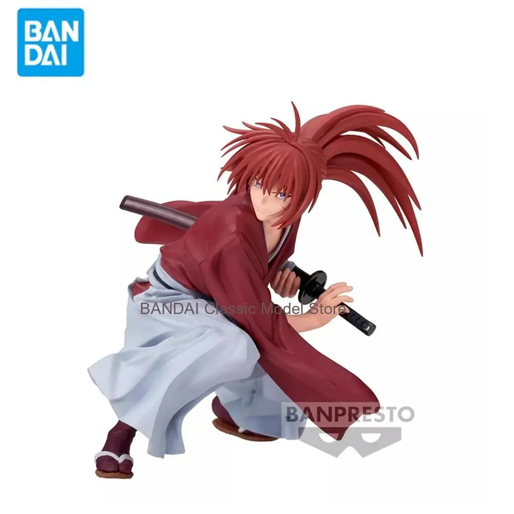 

Original Banpresto Rurouni Kenshin VIBRATION STARS 10cm Himura Kenshin Action Figure Collectible Model Doll Toys Gifts