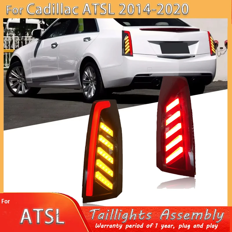 

Стайлинг автомобиля для Cadillac ATS 2014 2015 2016 2017 2018-2020 светодиодный задний фонарь задний фонарь DRL сигнальный тормоз задний ход автоаксессуары