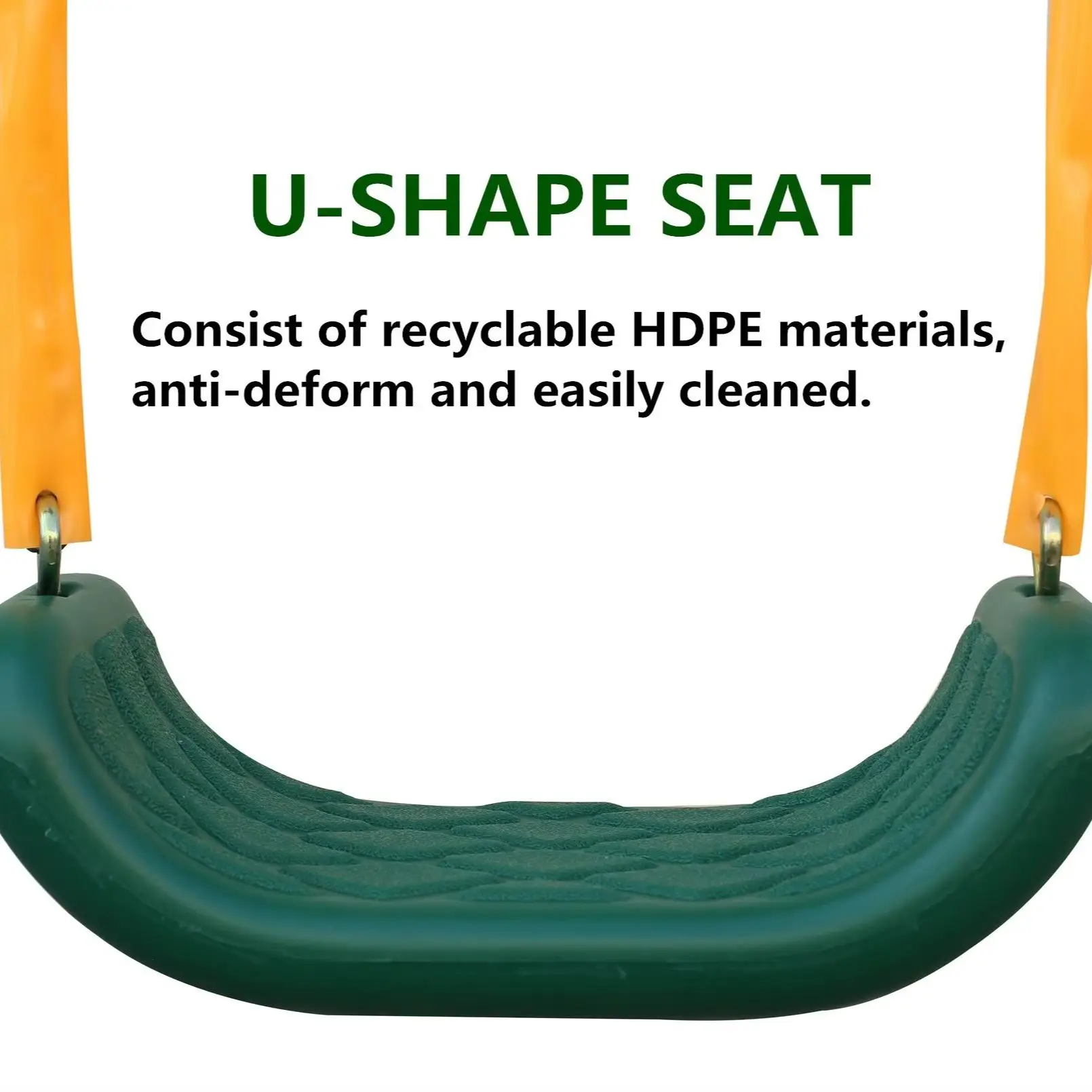 Metal Swing Set Outdoor with Glider for Kids, Toddlers, Children