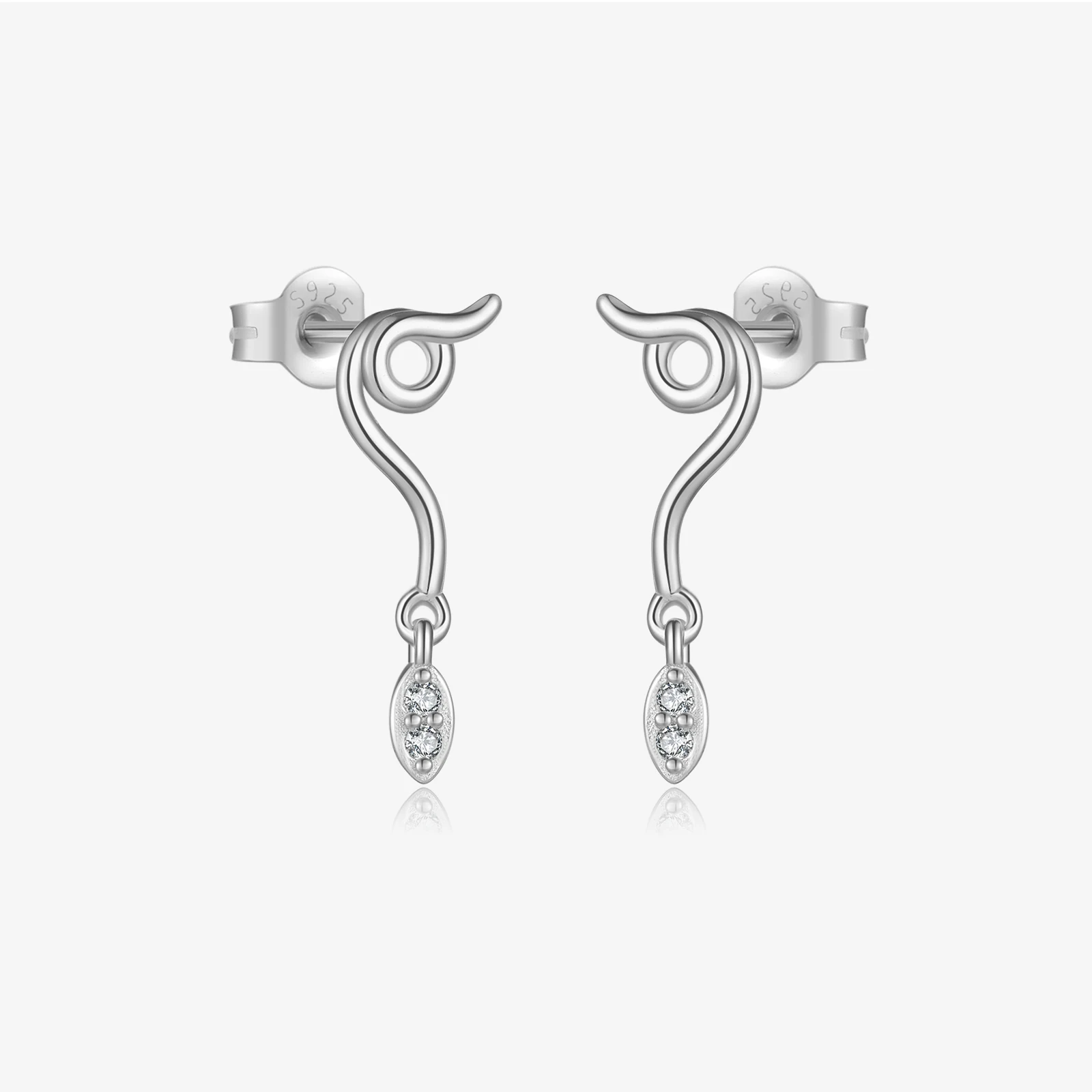 

VEWANT стерлингового серебра 925 пробы с фианитом, нерегулярные серьги-гвоздики для женщин, 2025, модные изысканные роскошные ювелирные изделия на день рождения