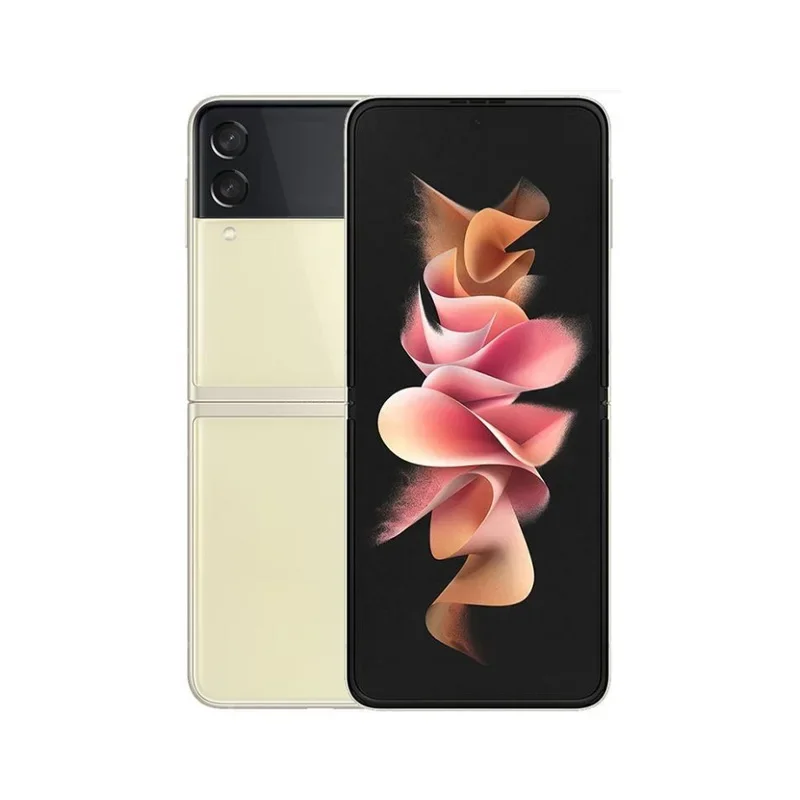 هاتف Samsung Galaxy Z Flip3 5G 6.7 بوصة 120 هرتز CPU Qualcomm Snapdragon 888 3300mAh 12MP كاميرا مستعملة