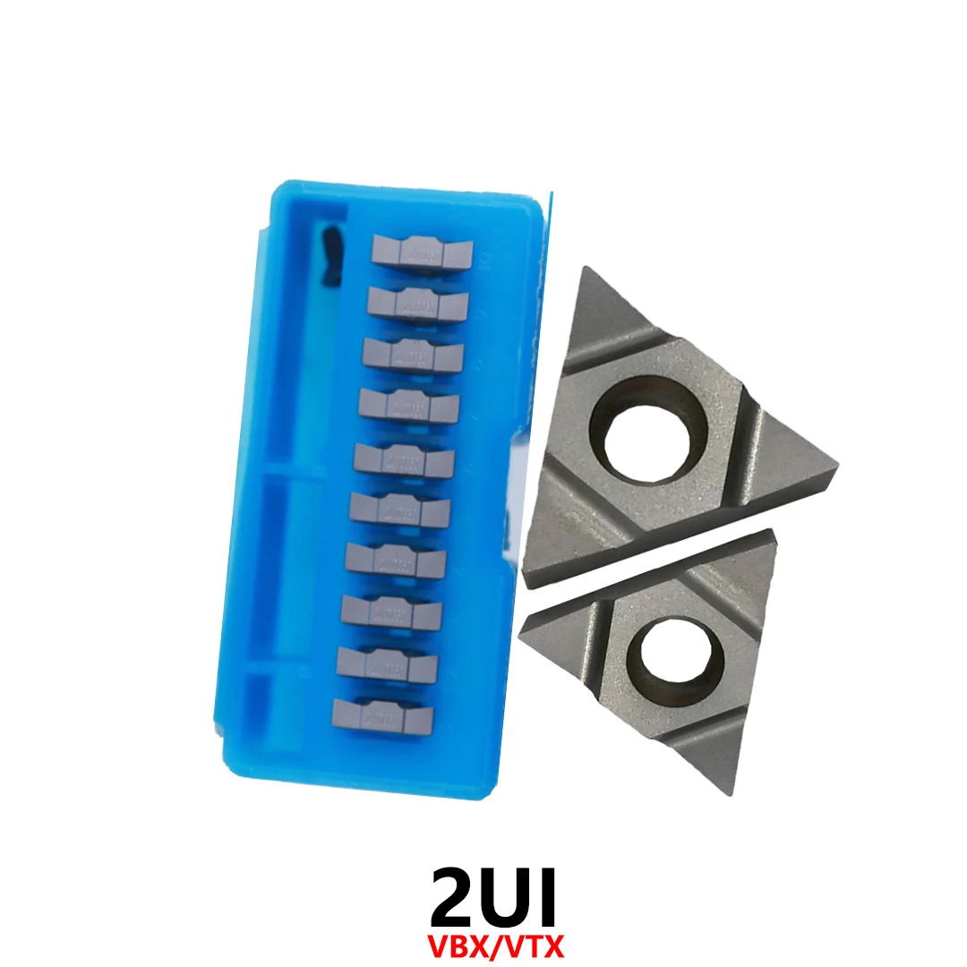Original 2UI 2UIDC60TM 2UIDD60TM VTX VBX Lathe Cutter For Metal Turning Tools Carbide Inserts Holder Blades CNC 10pcs/box Bar