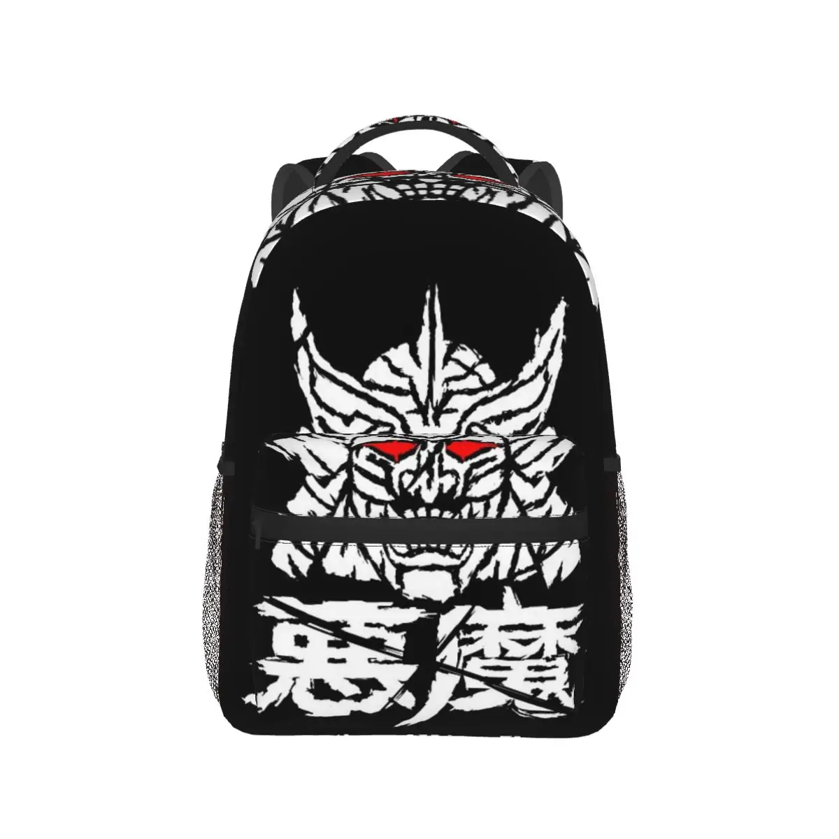 Ransel Emas Setan Samurai Mengagumkan Diskon Besar Tas Buku Anak Kapasitas Besar Tas Sekolah Tas Bahu untuk Pria Wanita