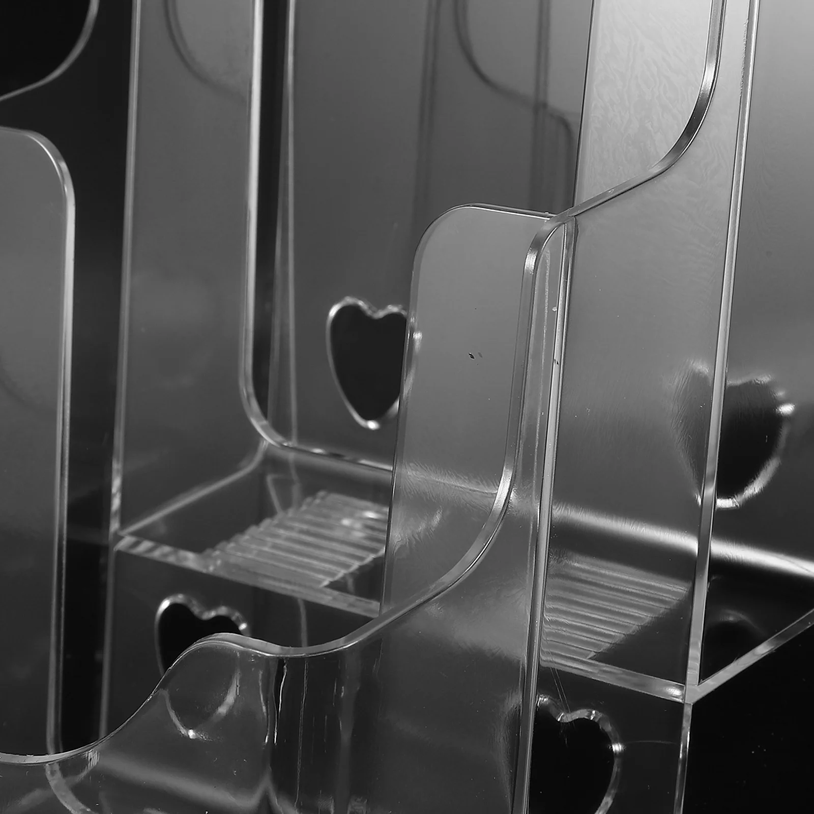 

Pamphlet Data Display Stand Rack Clear Shelf for Office Pamphlets Folder Wall Mounted Holder Brochure Table Top